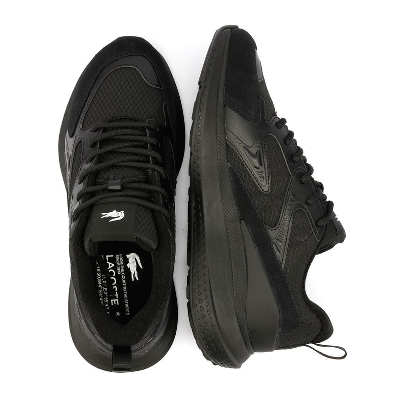 Lacoste L003 Evo Herren Schwarze Turnschuhe