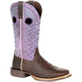 Durango Lady Rebel Pro Leder Damen Stiefel In Dunkelbraun/Amethyst