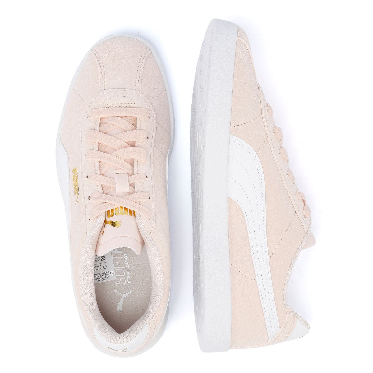 Puma Club II Damen Rosa Wildleder Sneakers