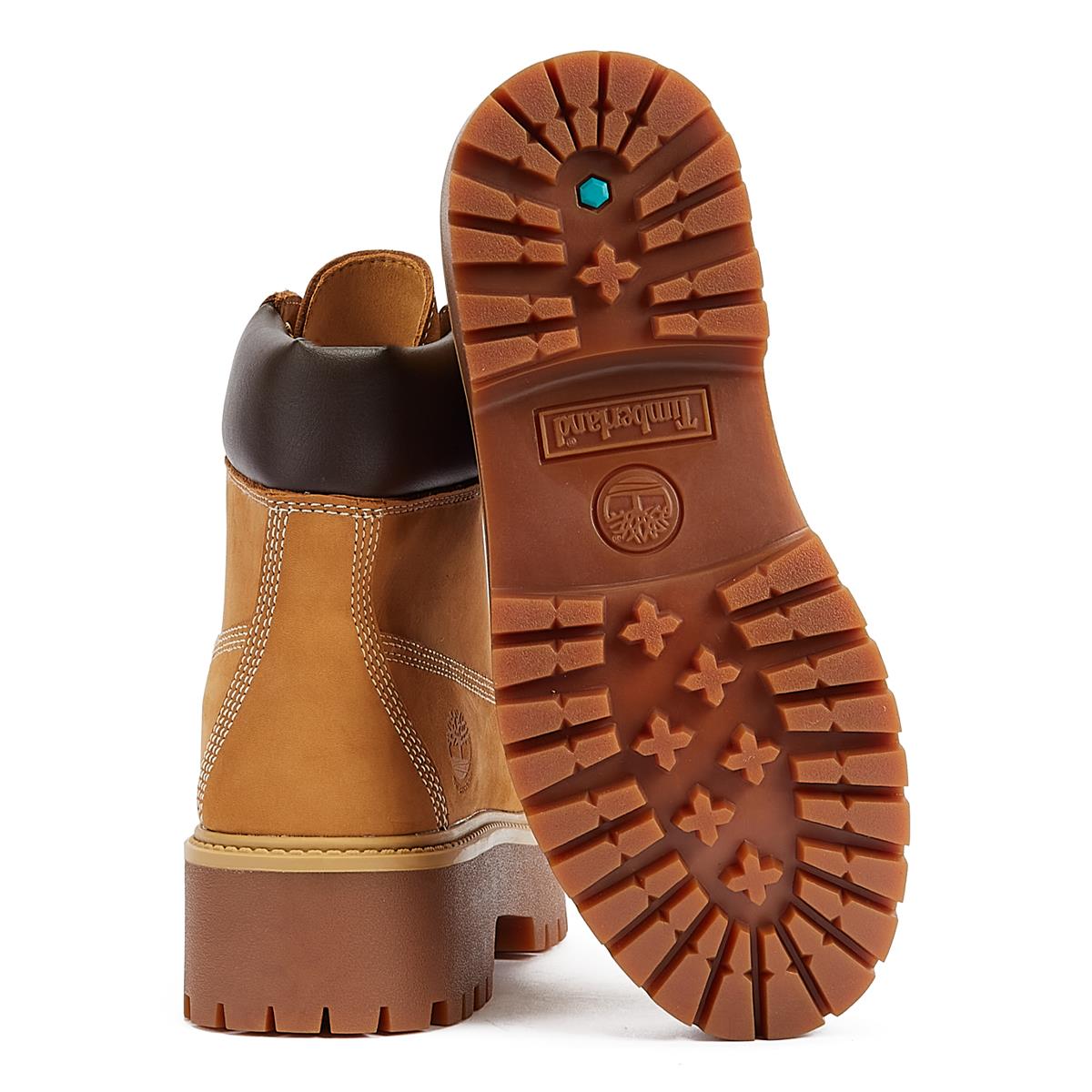 Timberland 6-Zoll-Premium-Plattform-Weizen-Nubuk-Damenstiefel In Braun