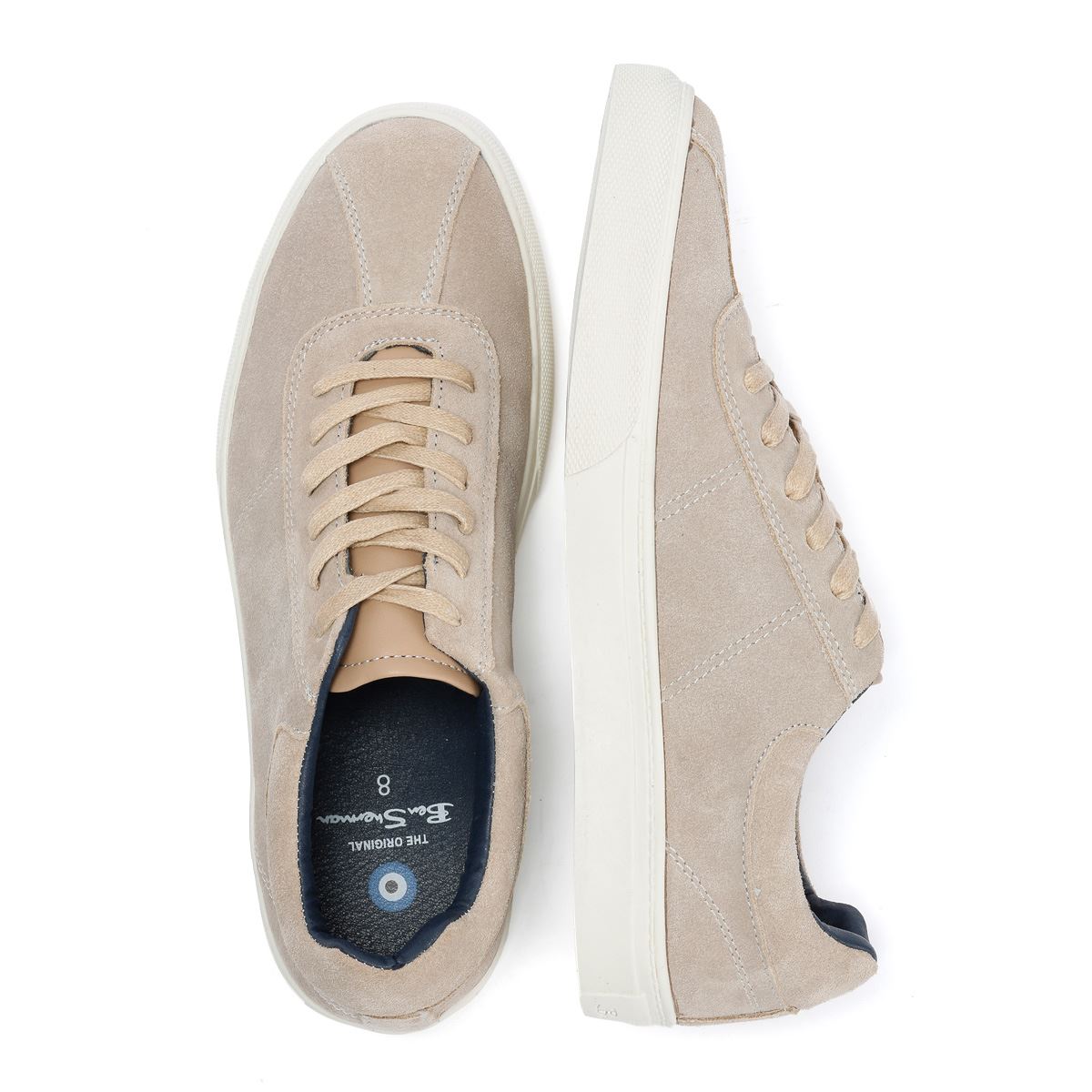 Ben Sherman Bentley II Wildleder Herren Graue Sneakers