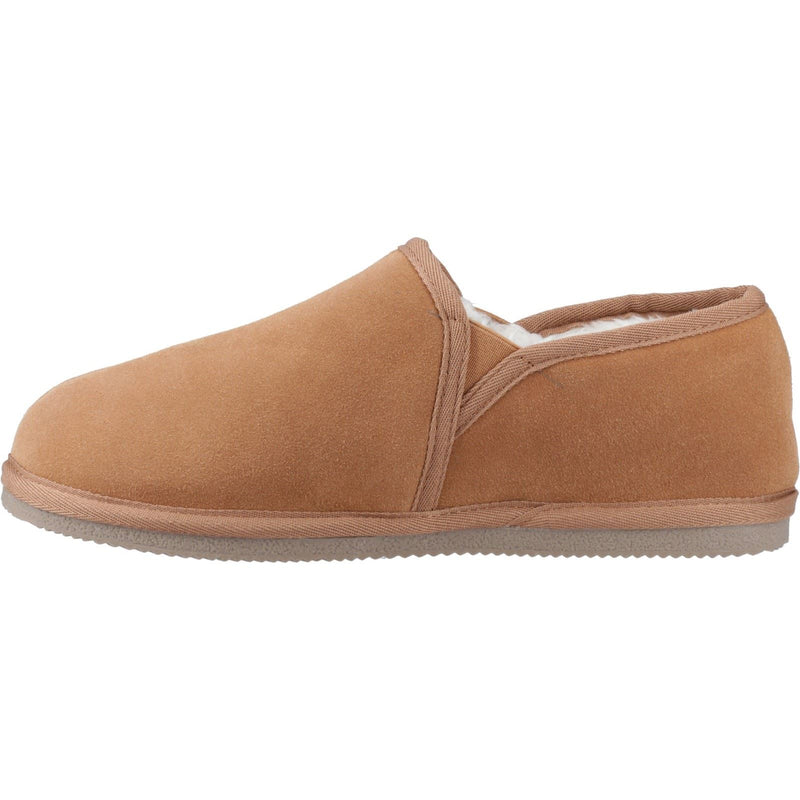 Hush Puppies Aryan Herren Hausschuhe aus Wildleder in Tan