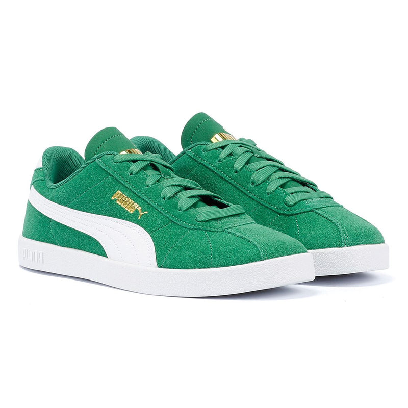 Puma Club II Grüne Wildleder Turnschuhe