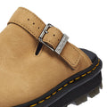 Dr. Martens Zebzag Mule Aus Wildleder In Savannah-Braun