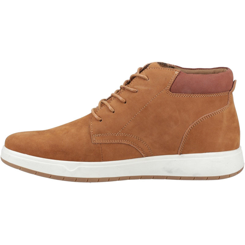 Hush Puppies Bronko Chukka Leder Herren Tan Stiefel