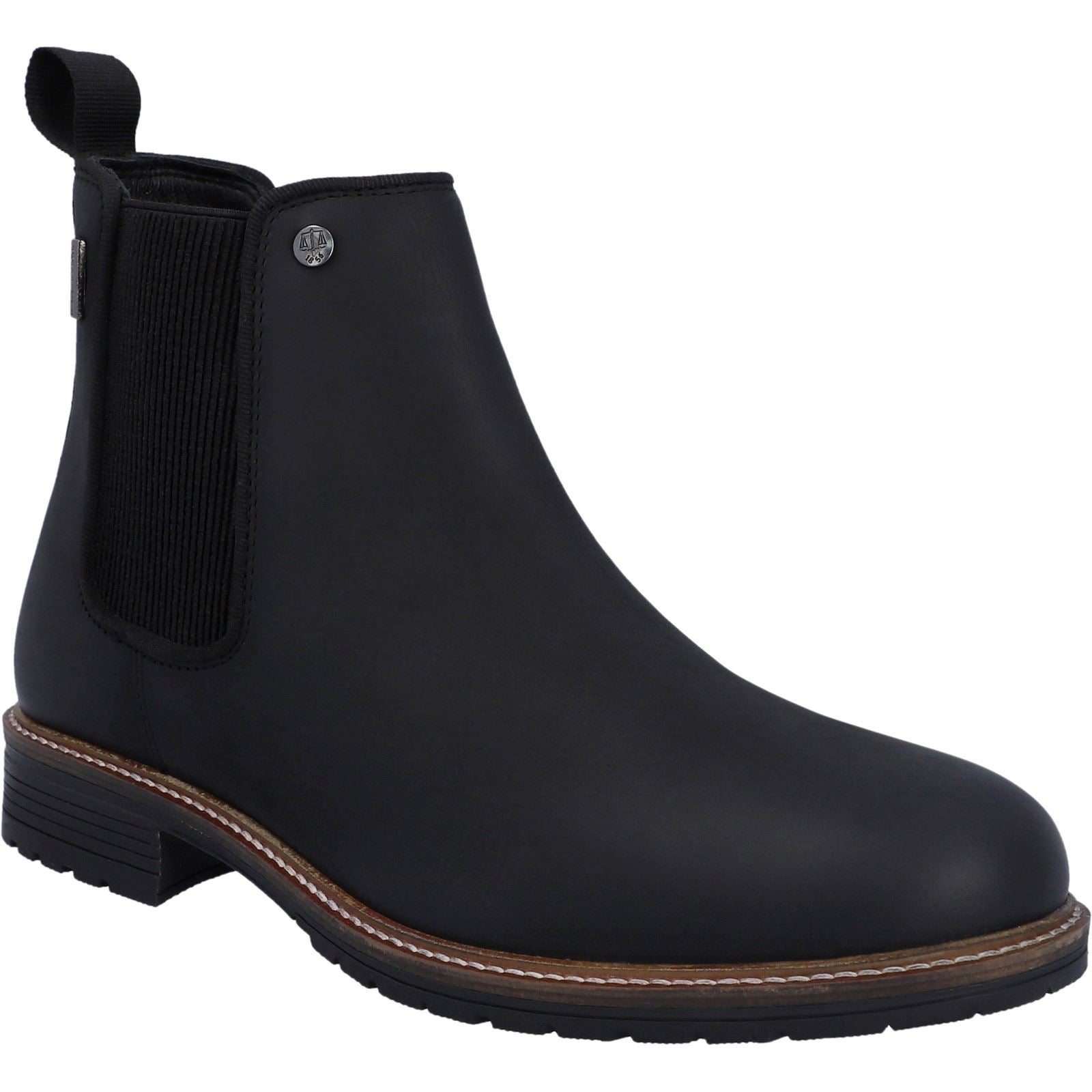 Hunter Jura Schwarze Farbe Herrenlederstiefel