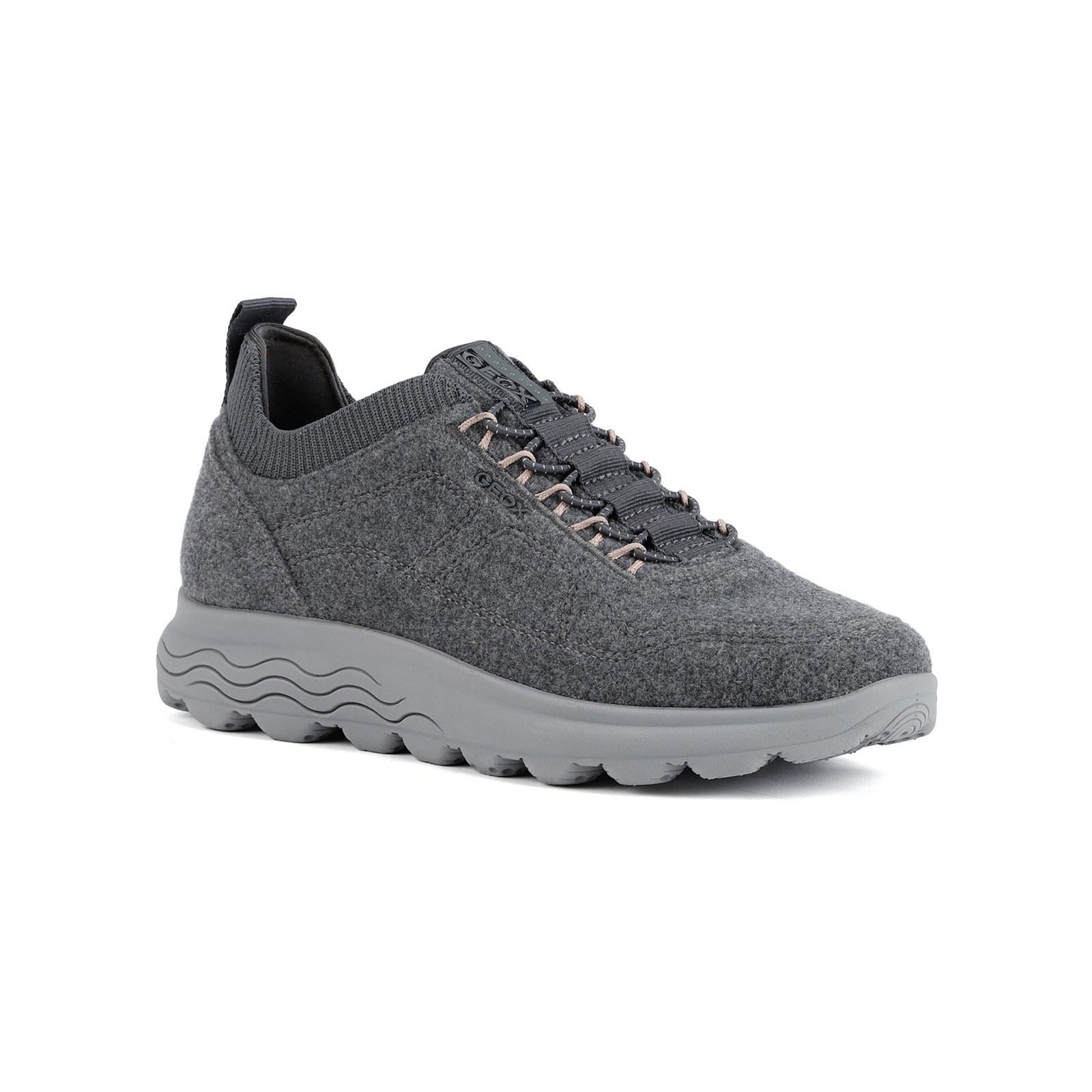 Geox D Spherica A Wollmischung Damen Anthrazit Sneakers