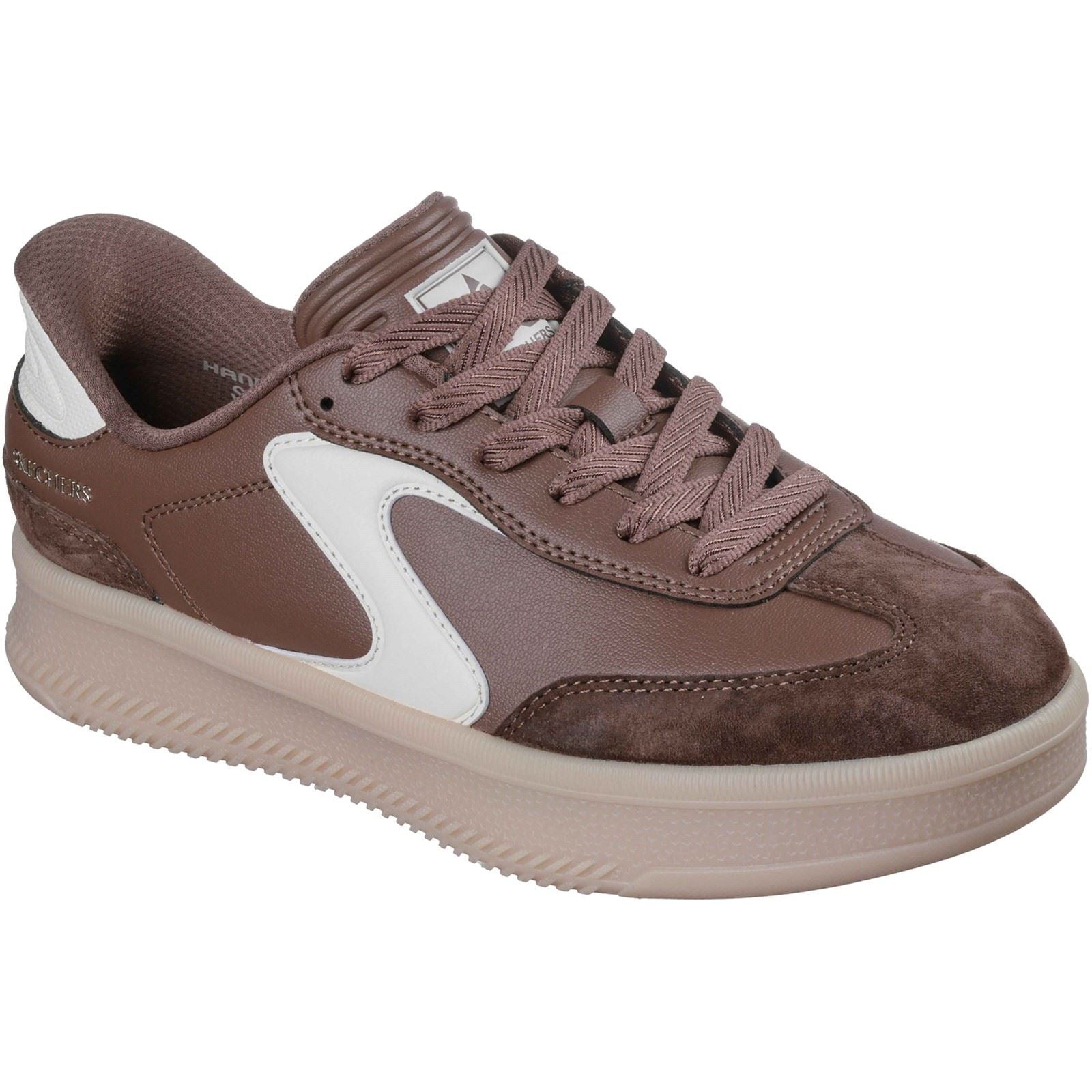 Skechers Hotshot HI - Lifted Luxe Polyurethan Damen Braune Sneakers