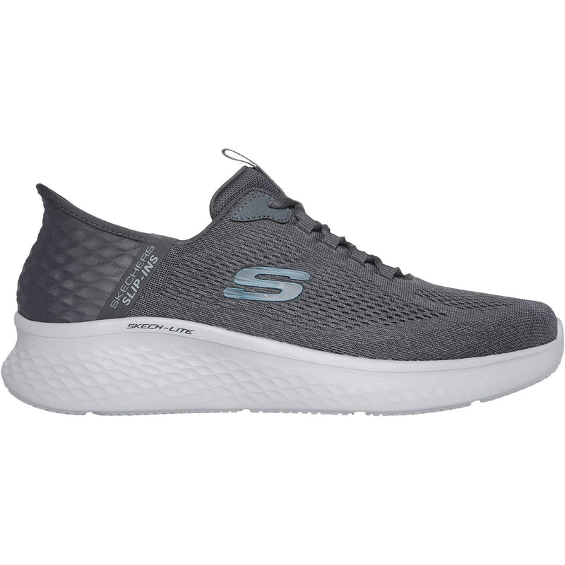 Skechers Skech-Lite Pro Primebase Textile Herren-Sneaker In Anthrazit/Blau