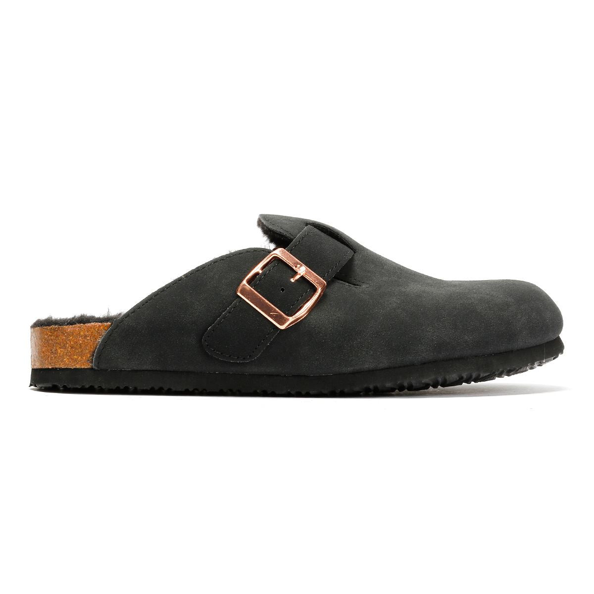 Penguin Poppy Fur Wildleder Damen Beigefarbene Pantoletten