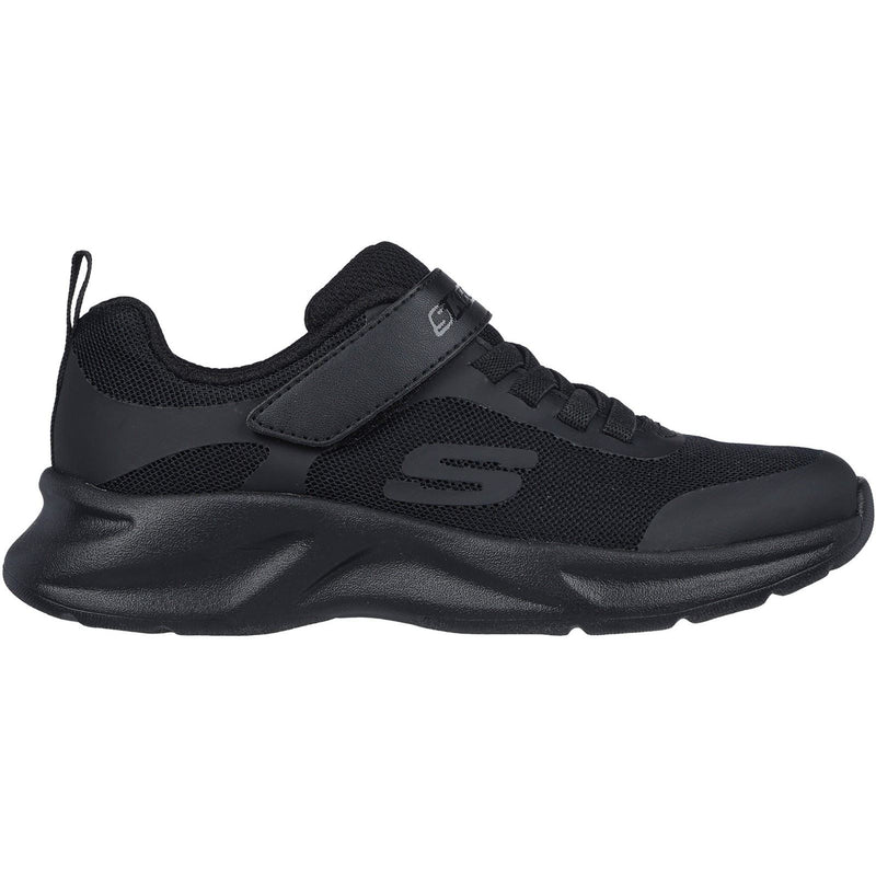 Skechers Dynamatic Damen Schwarze Textilsneaker