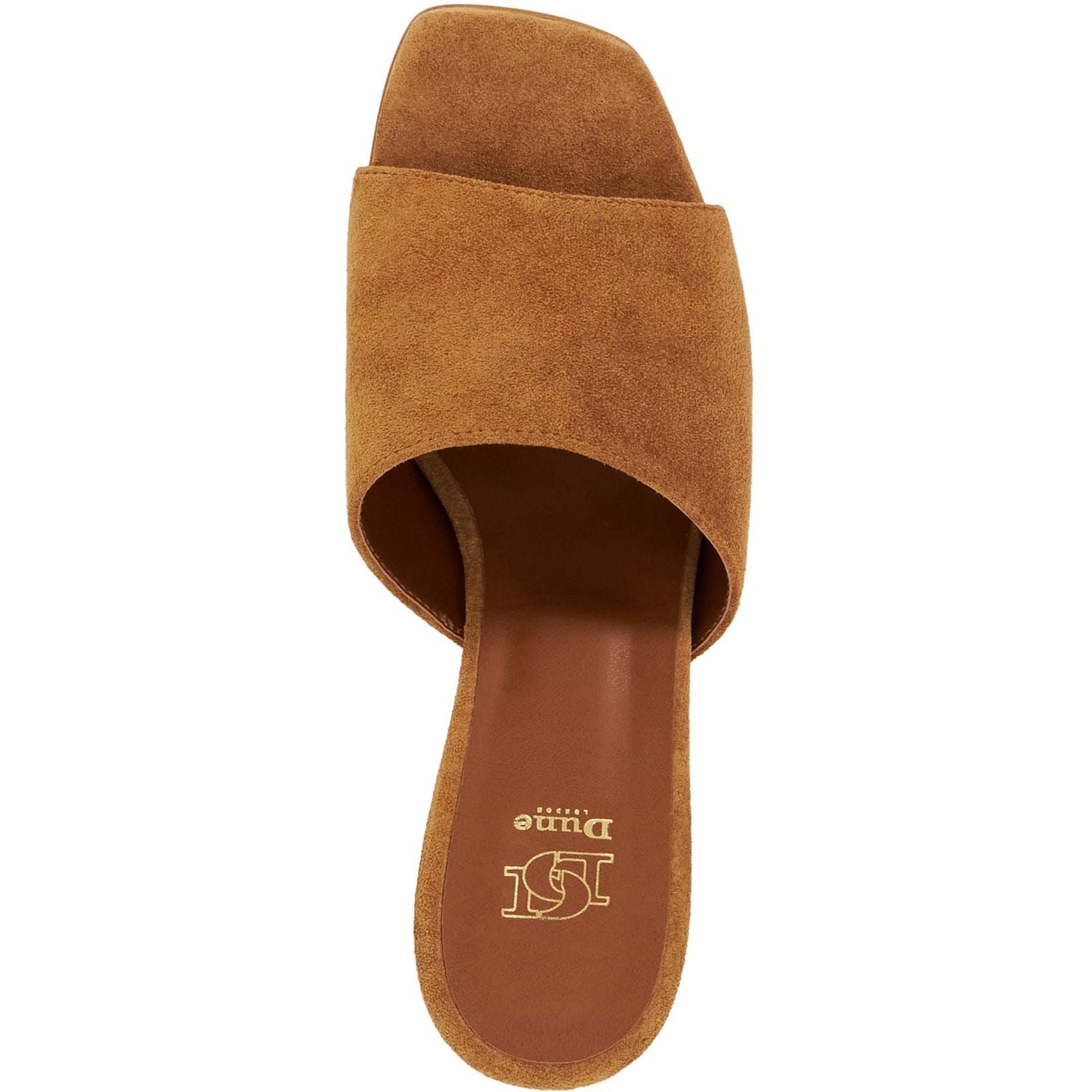 Dune Jule Damen Sandalen Aus Wildleder In Tan