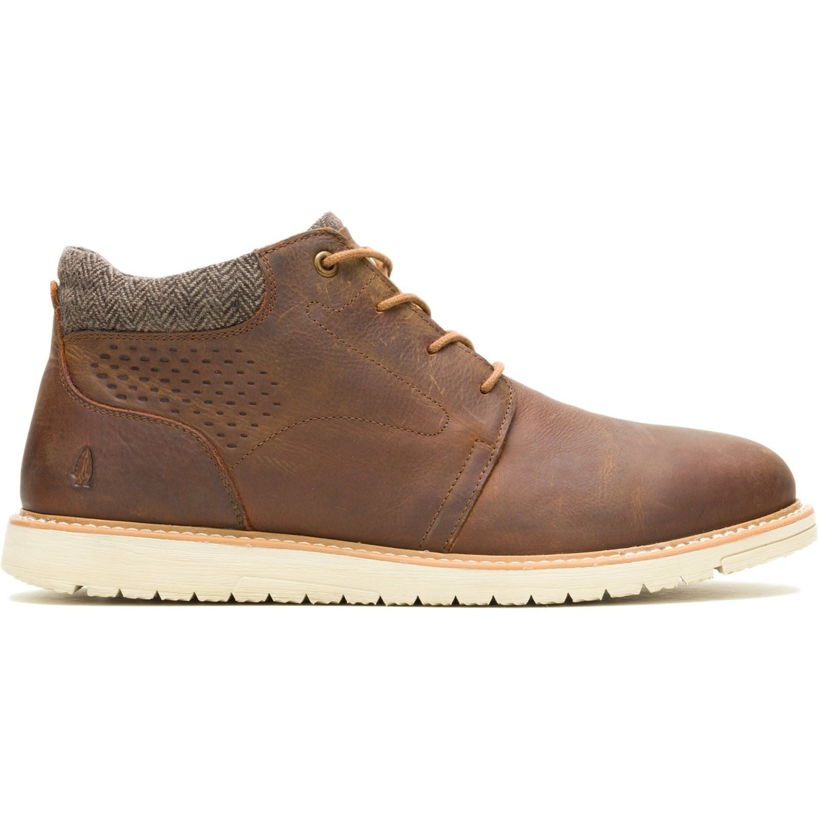 Hush Puppies Jenson Leder Herren Stiefeletten in Tan