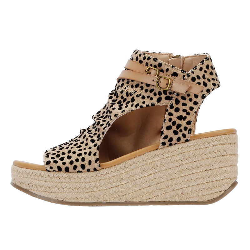 Blowfish Malibu Lacey Pixie Damen-Leoparden-Sandalen