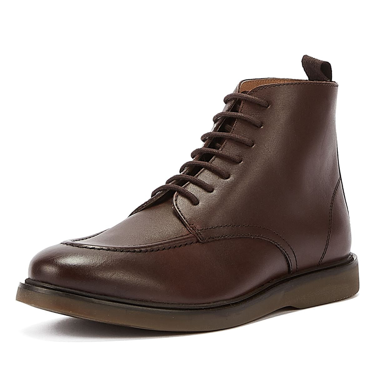 H By Hudson Carlo Leder Herren Stiefel Braun