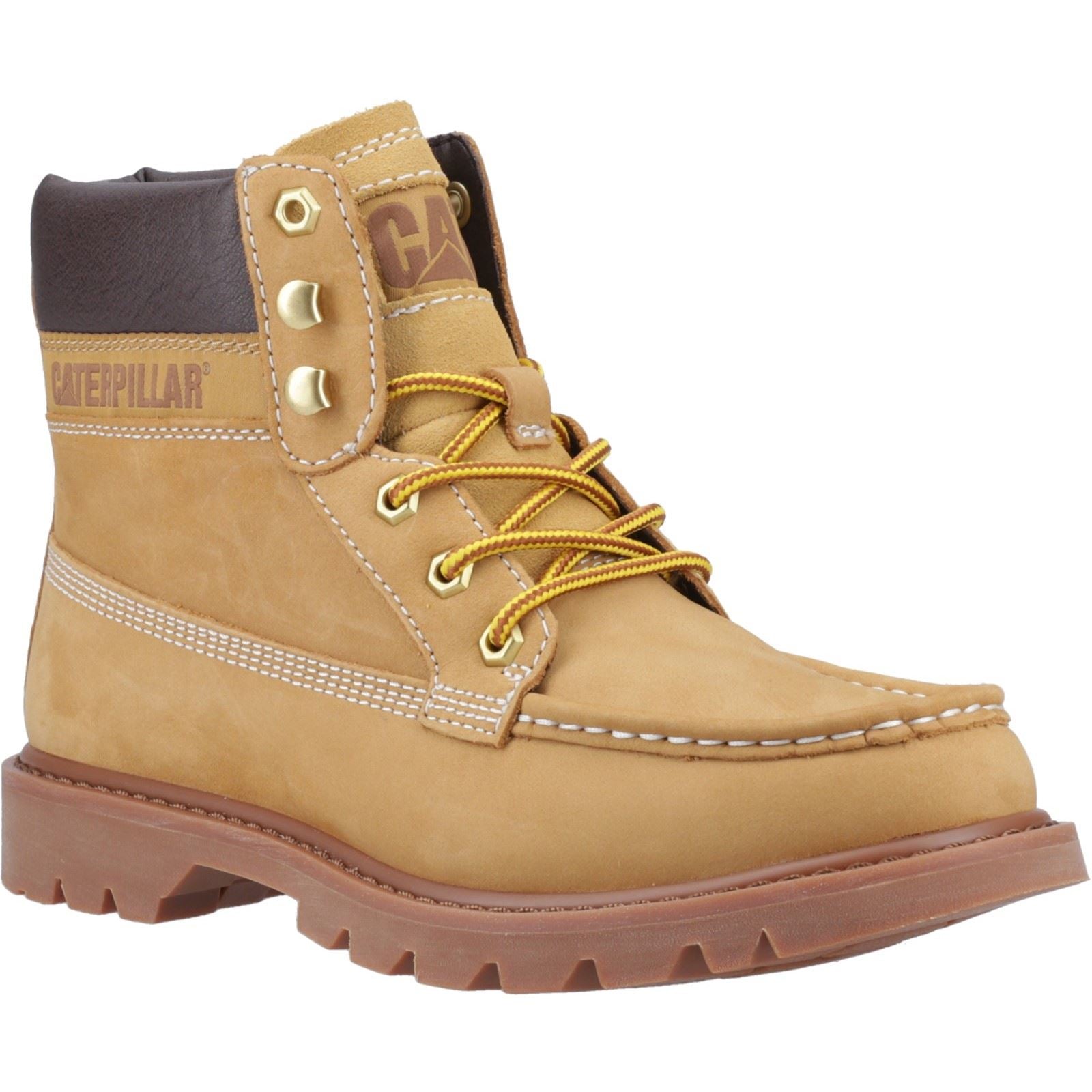 Caterpillar Colorado Moc Toe Leder Herren Honey Reset Ankle Boots