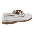 Sperry Authentic 2 Eye Herren Bootsschuhe Aus Leder In Weiß/Gummi