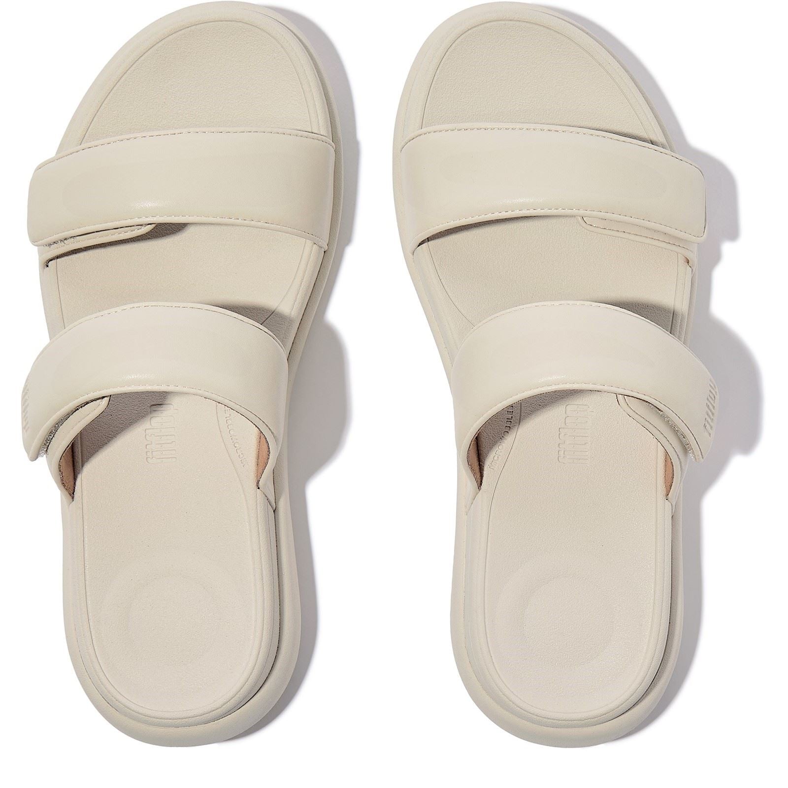 Fitflop F-Mode Go Polyurethan Damen Sandalen Paris Beige