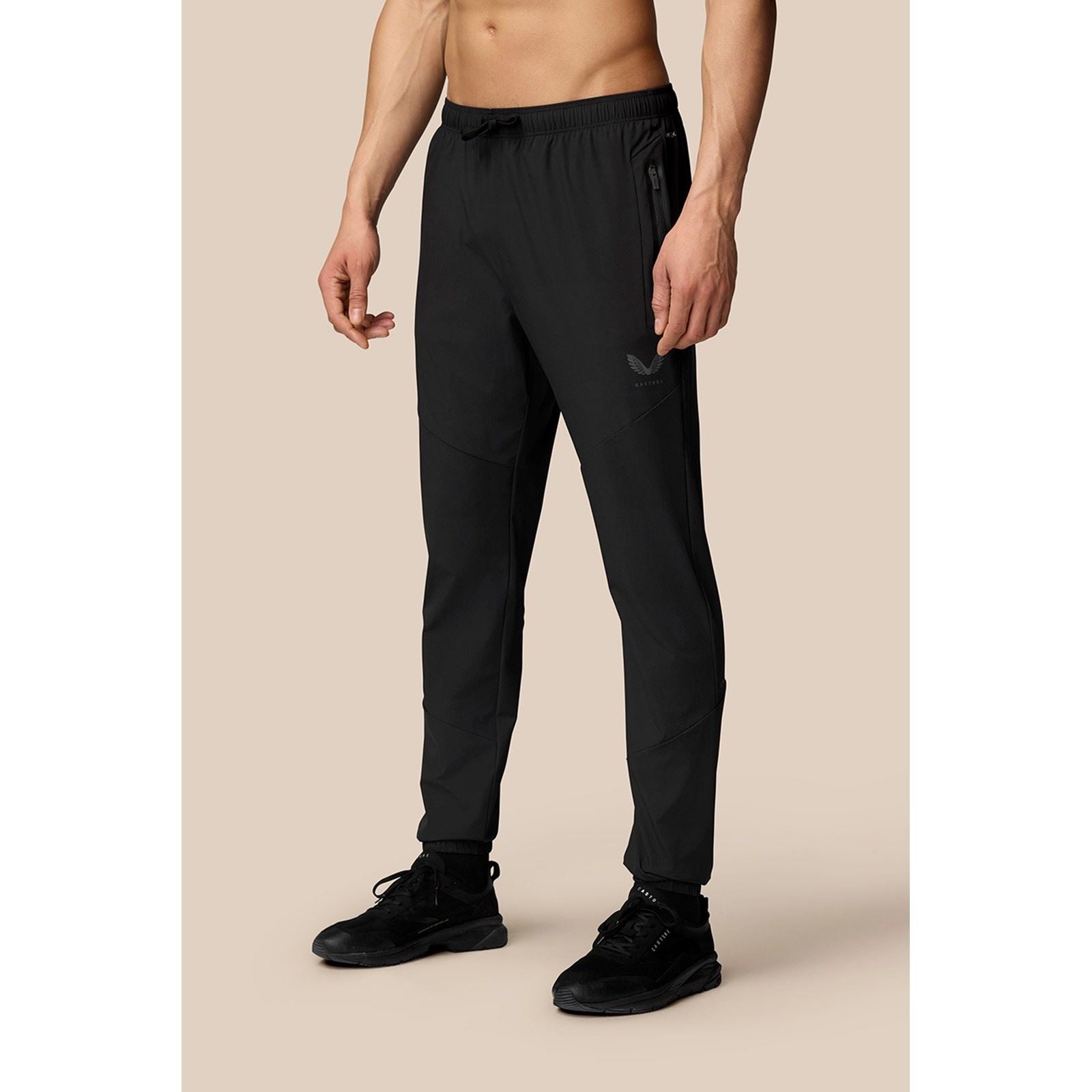 Castore Flex Lightweight Joggers Herren Schwarze Jogginghosen