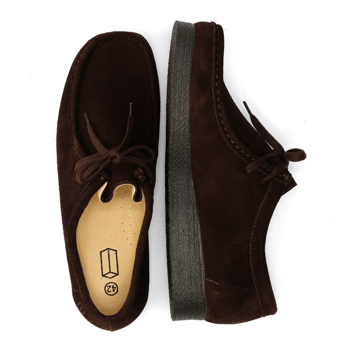 Tower London Apache Wildleder Herren Braune Schnürschuhe
