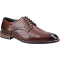 Hush Puppies Damien Lace Up Herrenschuhe Aus Leder In Schokoladenfarbe Mit Schnürung.
