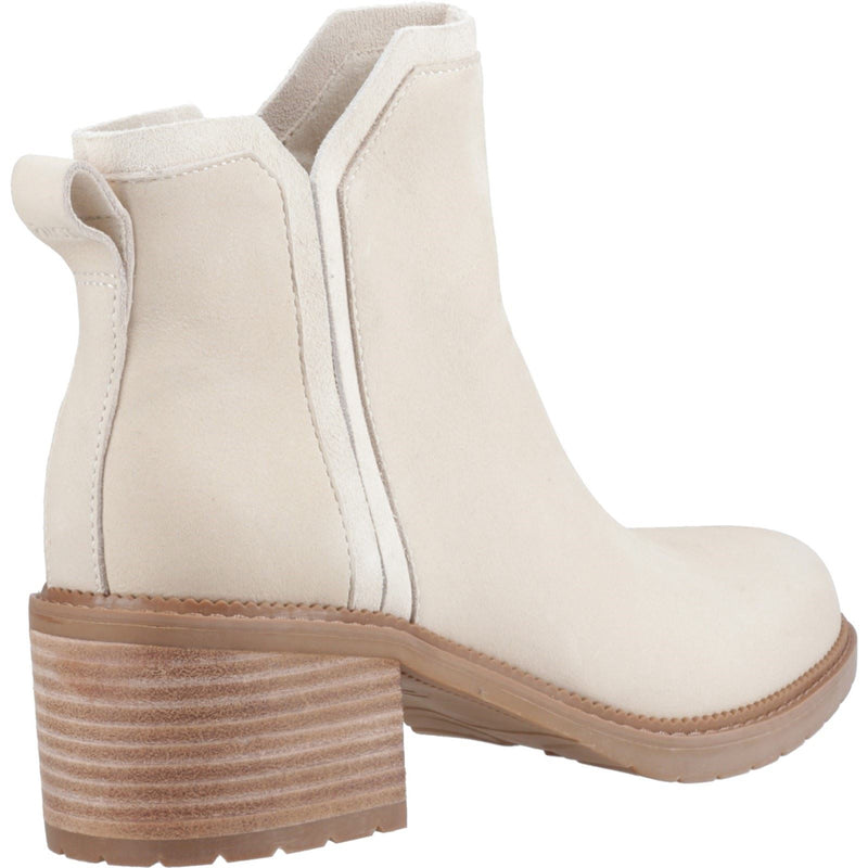 TOMS Hailey Leder Damen Beigefarbene Stiefel