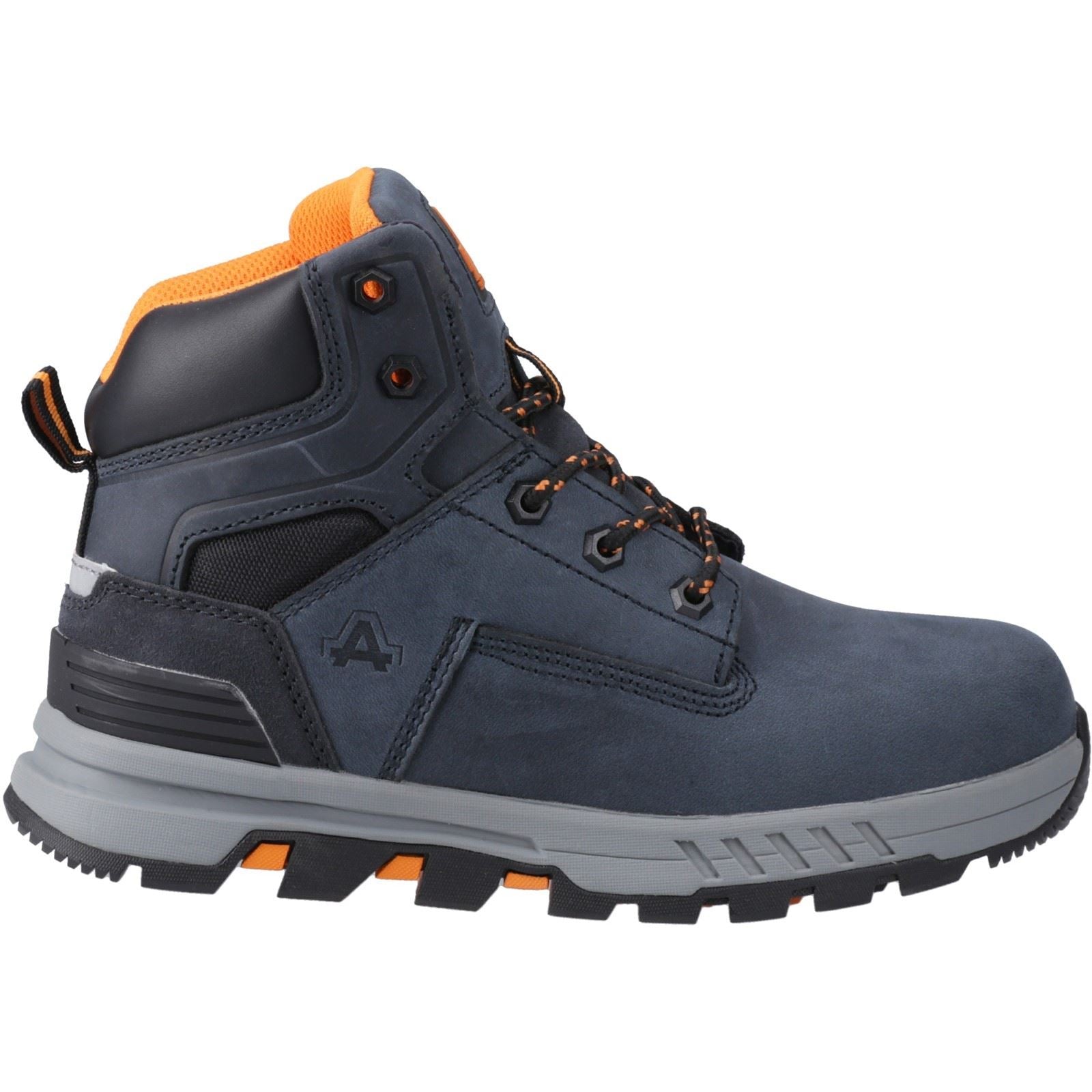 Amblers Safety As613 Elena Leder Damen Marine Sicherheitsschuhe