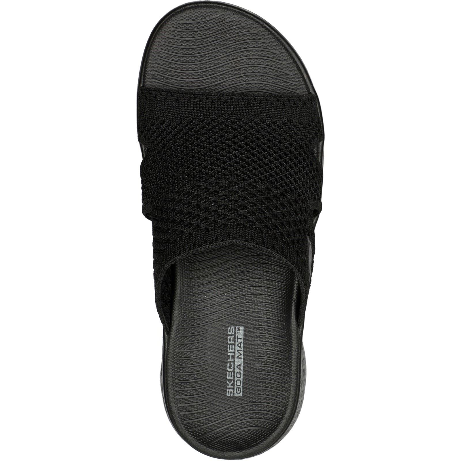 Skechers GO WALK Flex Elation Synthetik Damen Schwarz Sandalen