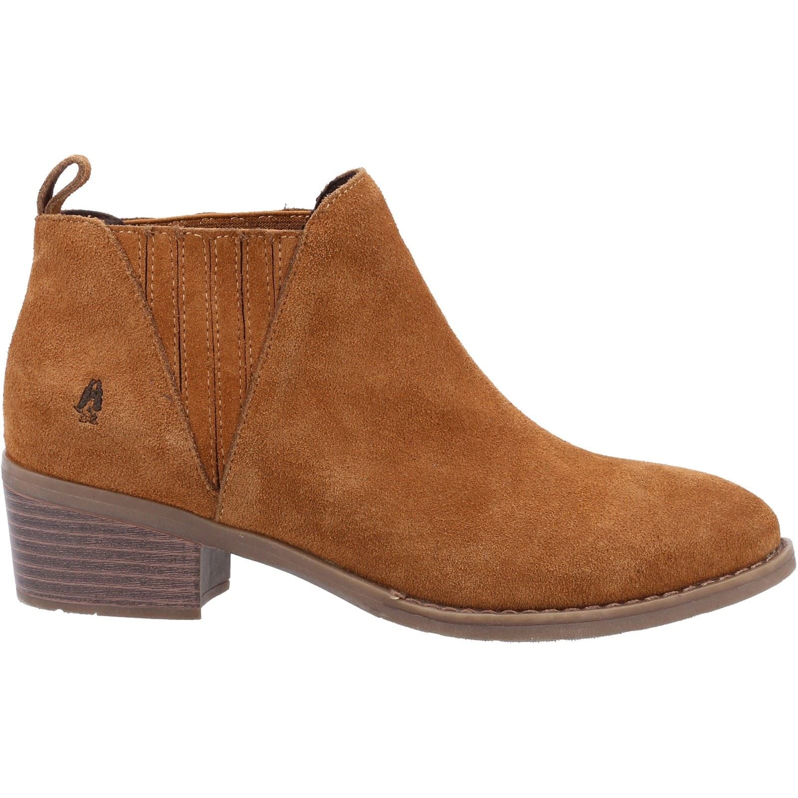 Hush Puppies Isobel Leder Damen Stiefeletten In Hellbraun