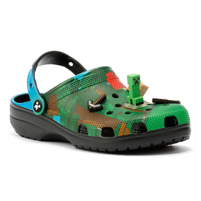 Crocs Minecraft Classic Grüne Sandalen
