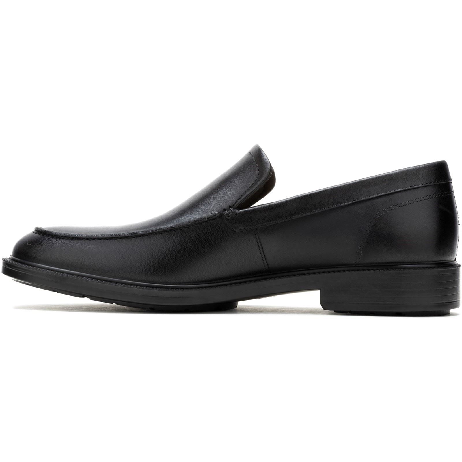 Hush Puppies Banker Herrenschuhe Aus Schwarzem Leder Mit Schnürung
