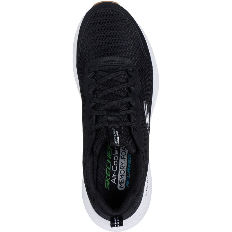 Skechers Edgeride Rekze Textile Herrenschuhe Schwarz/Weiß