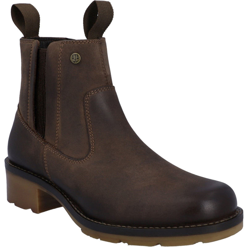Hunter Iona Damenstiefel Aus Braunem Leder