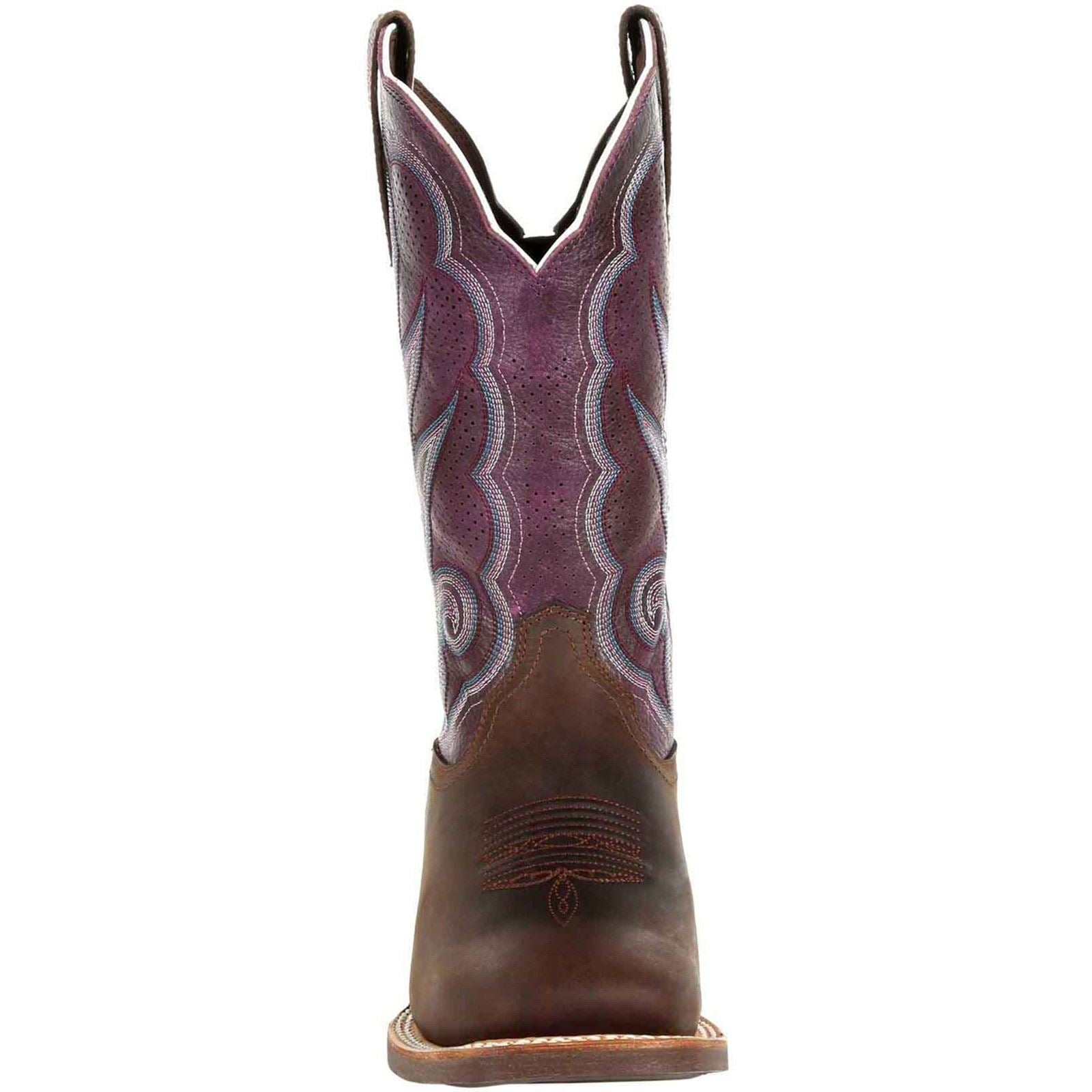 Durango Lady Rebel Pro Damenstiefel Aus Geöltem Braun/Pflaume Leder