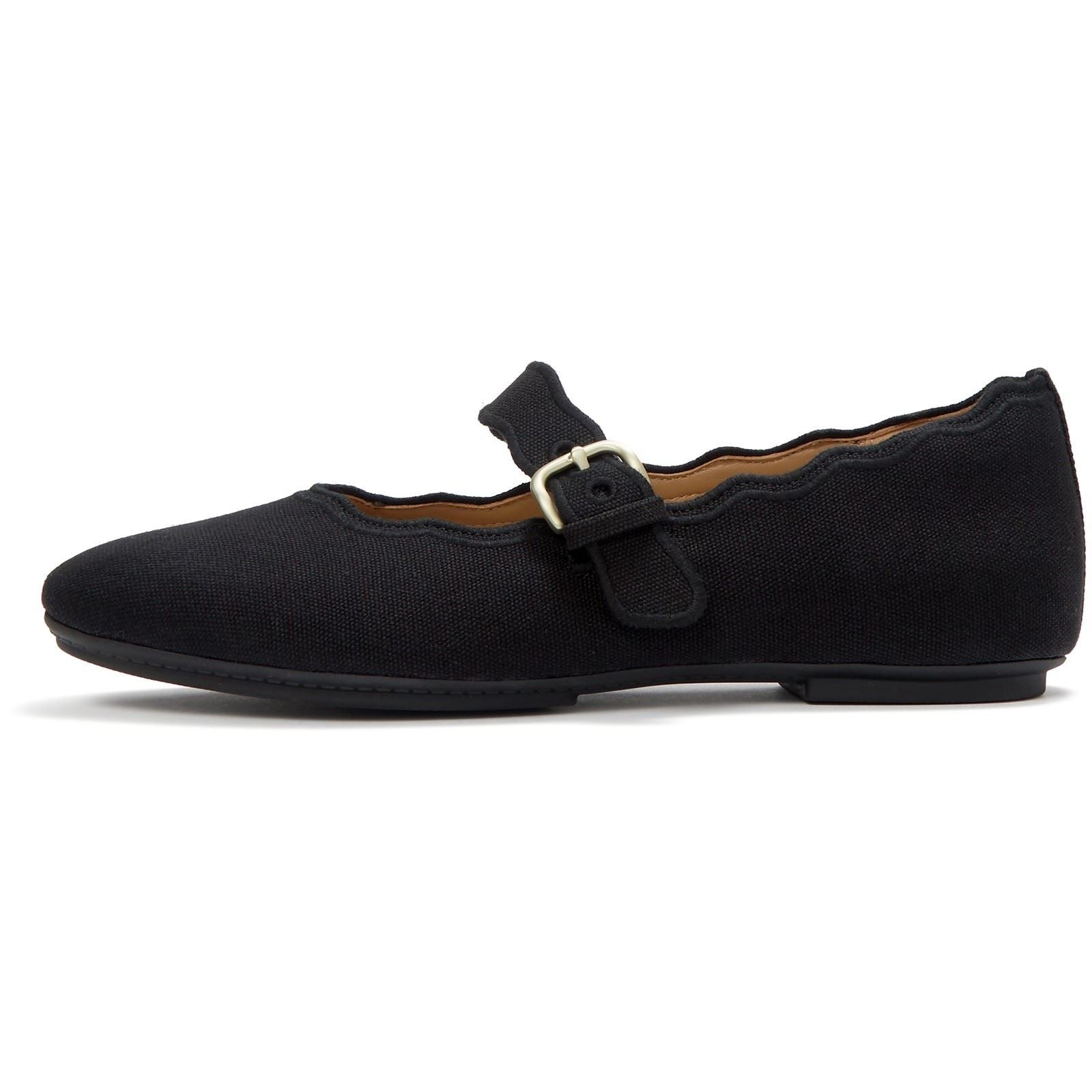 Fitflop Delicato Wave-Edge Polyester Damen Schwarze Schuhe