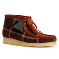 Clarks Originals Wallabee Textile Herren Braune Stiefel
