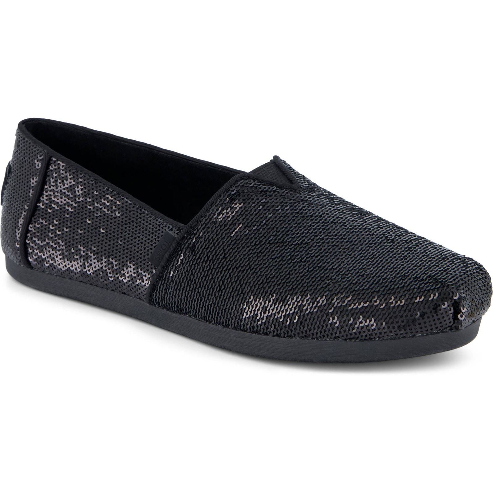 TOMS Alpargata Sequins Textile Damen Schwarze Farbe Espadrilles