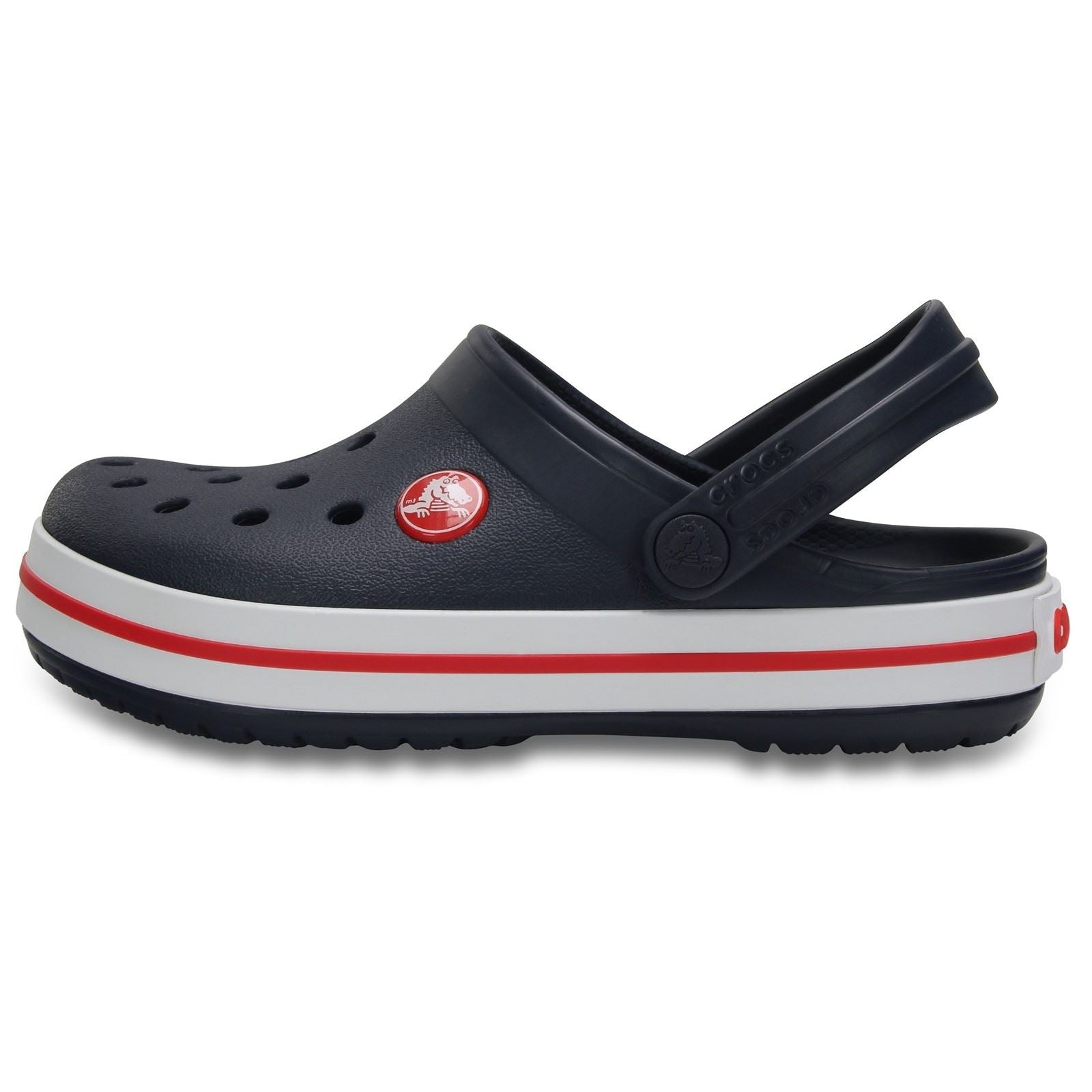 Crocs Crocband Thermoplastische Marineblau / Rote Slipper