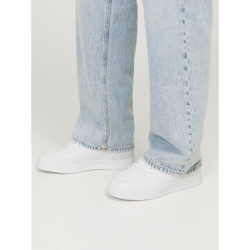 Jack & Jones Ealing Herren Sneaker Aus Polyurethan In Weiß-Silber