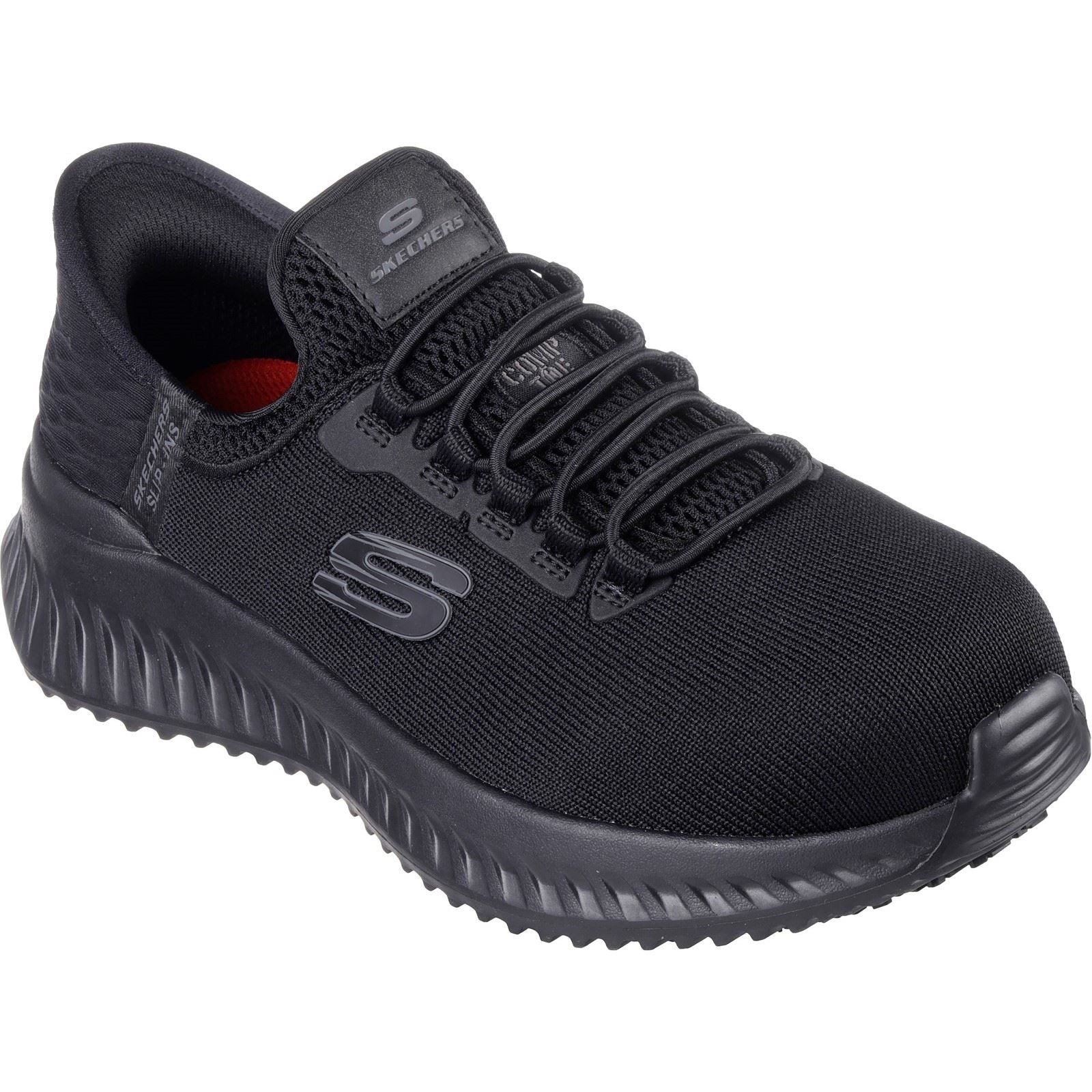 Skechers Workwear Tilido Ombray Mesh Damen Schwarze Sicherheitssneaker