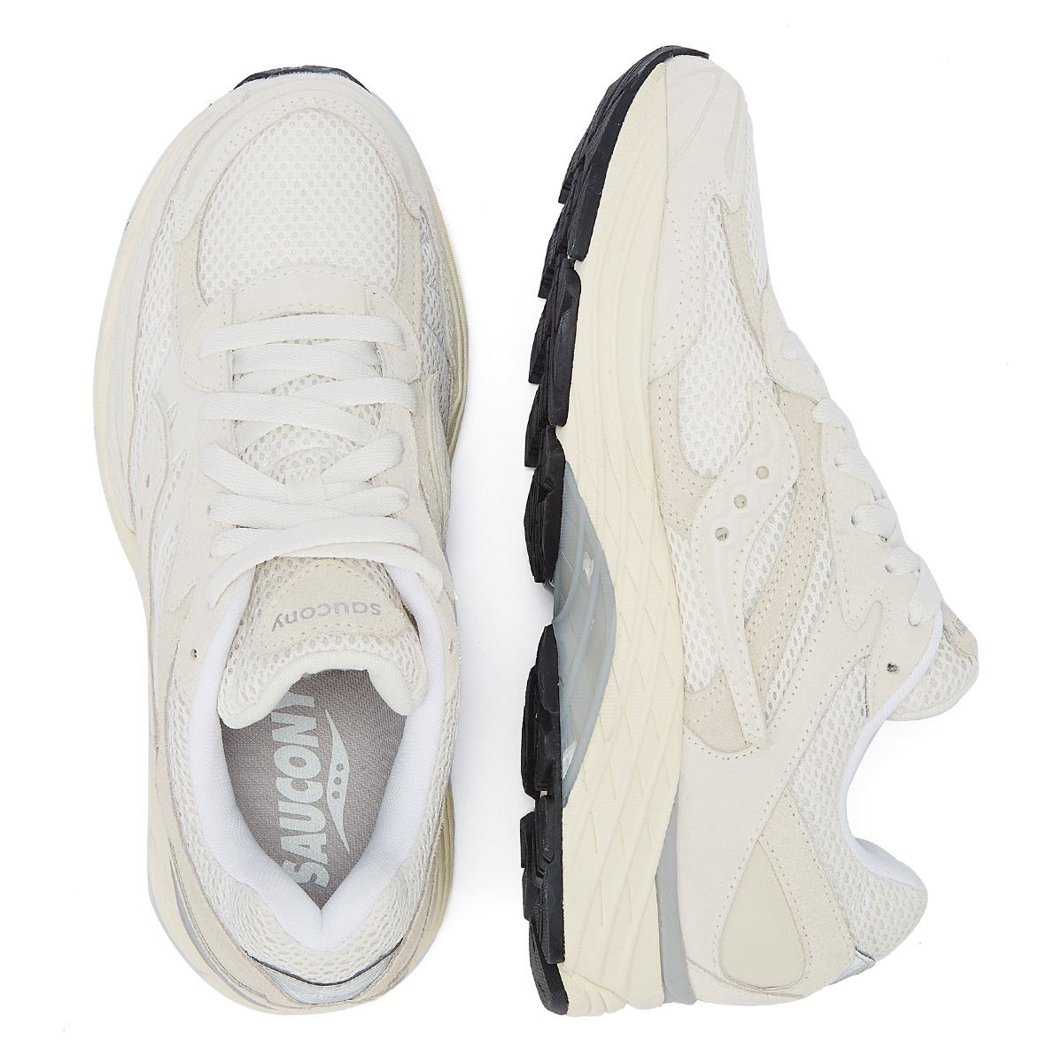 Saucony Progrid Omni 9 Premium Weiße Turnschuhe
