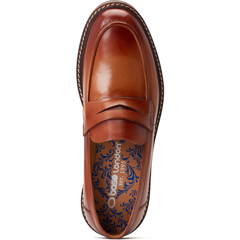 Base London Ivey Herrenslipper Aus Gebranntem Tan-Leder