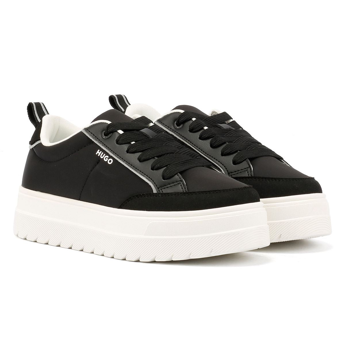 Hugo Lyssa Tennis Damen Sneakers In Schwarz
