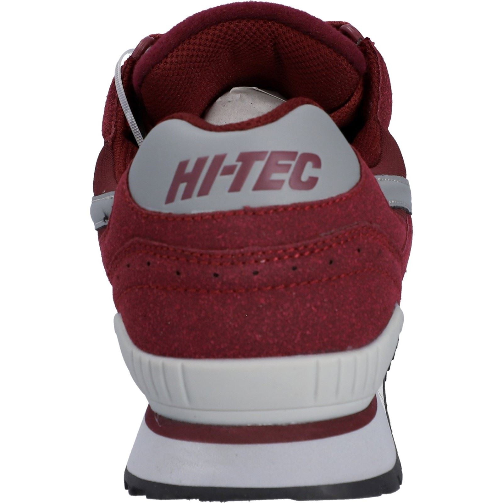 Hi-Tec Silver Shadow PU Wildleder/Polyester Herren Kirschfarbene Schnürschuhe
