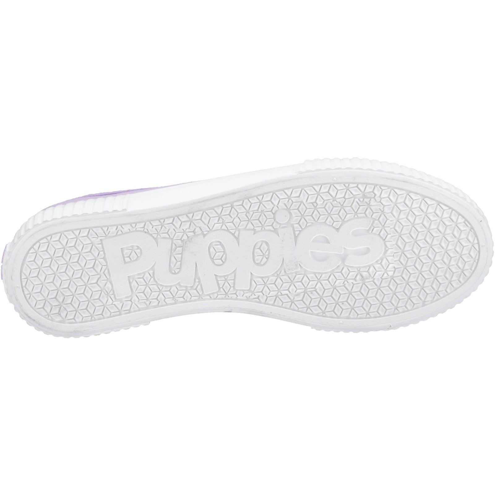 Hush Puppies Freya Canvas Damen Sneakers In Flieder