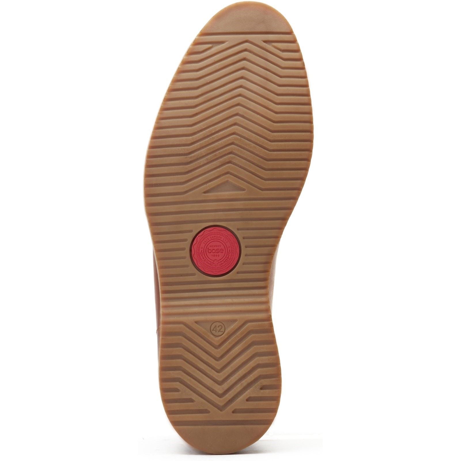 Base London Brody Leder Herren Stiefel In Verbranntem Tan