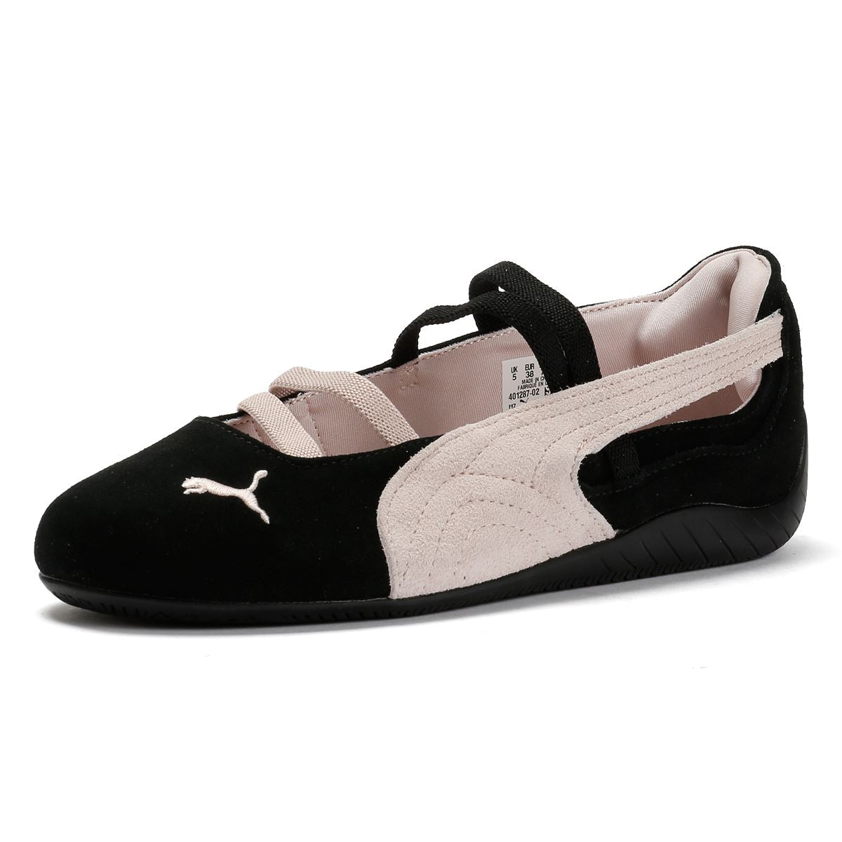 Puma Speedcat Ballet SD Wildleder Damen Schwarze Schuhe