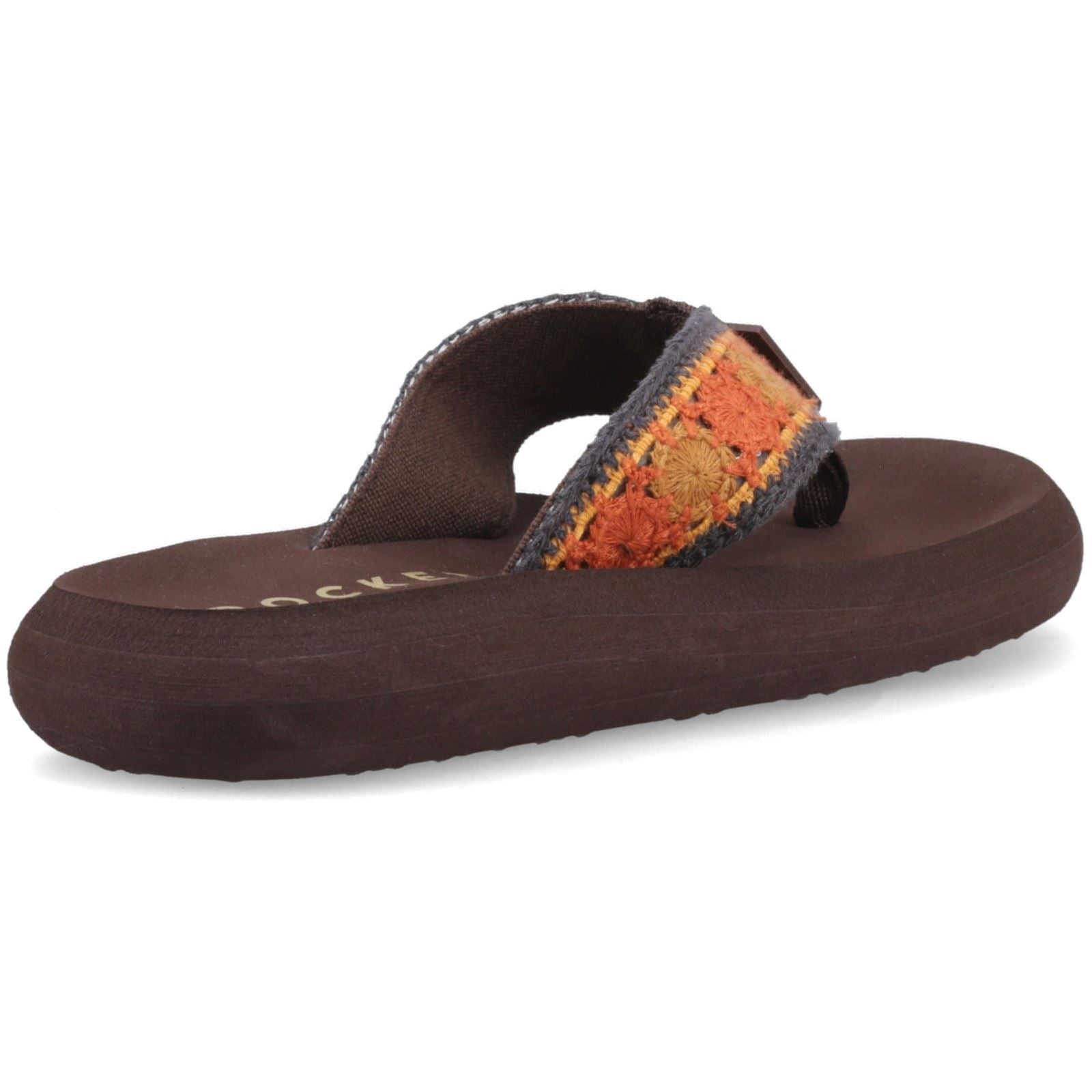 Rocket Dog Spotlight Marlow Textil Damen Braun/Multi Flip-Flops