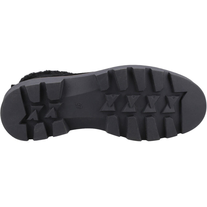 Hush Puppies Aurelia Wildlederschwarze Damenstiefel