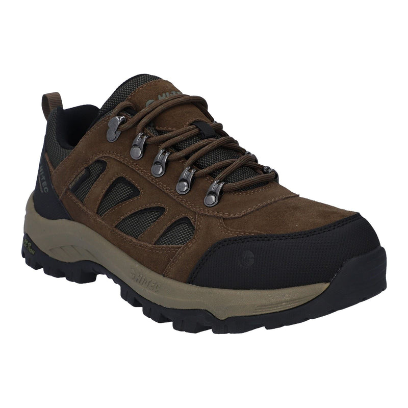 Hi-Tec Bandera Expedition Low Herren Wanderstiefel Aus Leder In Rauchbraun/Khaki
